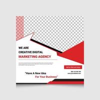 Digital Business Promotional Social Media Post Template vector