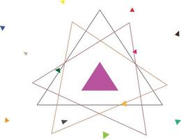 Vector of triangle pattern. Great for icons, symbols and signs