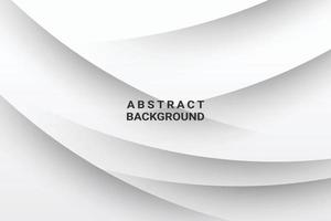 Abstract geometric white and gray color background vector