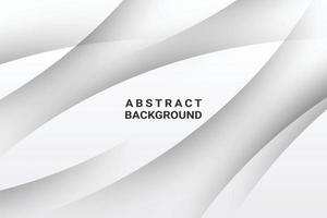 Abstract geometric white and gray color background vector