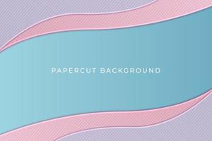 Blue and pink and purple pastel color paper geometric flat lay background