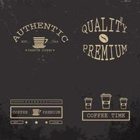 vintage set label emblem free vector