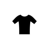 camisa, moda, polo, ropa icono sólido vector ilustración logotipo plantilla. adecuado para muchos propósitos.