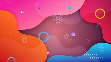 Vector abstract background with gradient color and dynamic shadow on background. Vector background for wallpaper. Eps 10