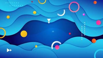 Vector abstract background with gradient color and dynamic shadow on background. Vector background for wallpaper. Eps 10