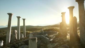 det antika grekiska templet i Italien video