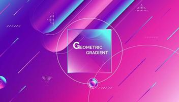 Colorful abstract geometric shape and dynamic background concept simple geometric gradient colour.Eps10 vector.Vector Illustration. vector