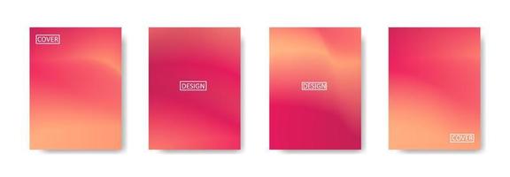 set of abstract background with beautiful gradation color, colorful background for poster flyer banner backdrop.vertical banner.cool fluid background vector illustration