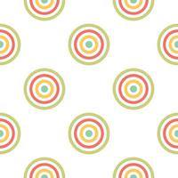 colorful circle seamless pattern vector