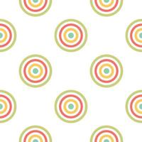 colorful circle seamless pattern vector