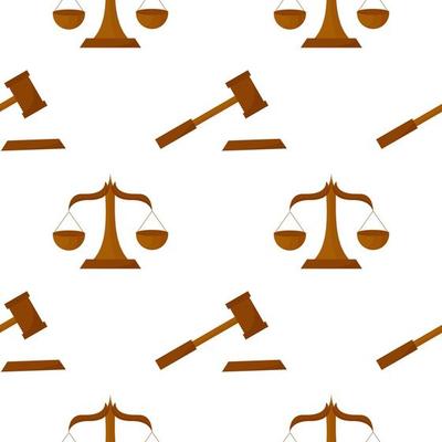 scales and hammer seamless pattern
