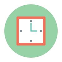 conceptos de reloj de moda vector