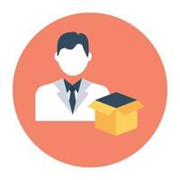 Logistics Manager Concepts vector