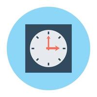 Trendy Clock Concepts vector