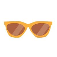 Sunglasses in flat style isolated on white background vector