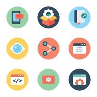 Trendy Setting Concepts vector