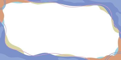 Soft Color Banner Background Vactor. Pastel Color Backdrop. vector