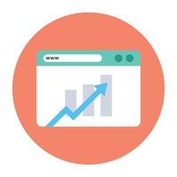 Growth Chart Concepts vector