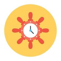 Trendy Clock Concepts vector