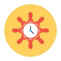 Trendy Clock Concepts vector