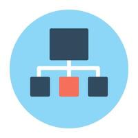 Trendy Hierarchy Concepts vector