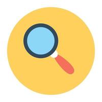 Trendy Magnifier Concepts vector