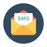 Trendy SMS Concepts vector