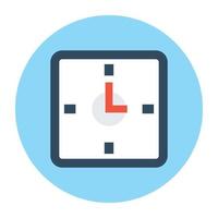 Trendy Clock Concepts vector