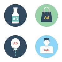 Balloon Advertisement Concepts vector
