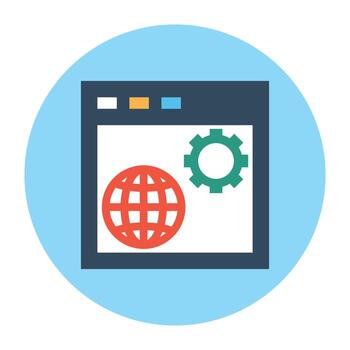 Website Optimization Concepts vector