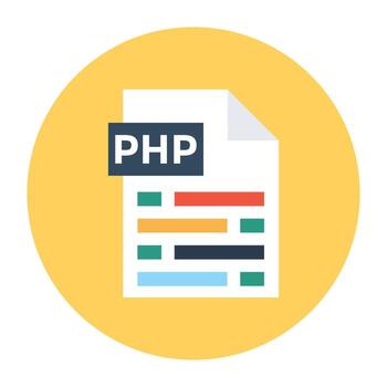 PHP File Concepts vector