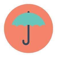 Trendy Umbrella Concepts vector