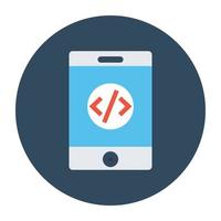 Trendy PHP Concepts vector