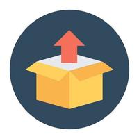 Trendy Outbox Concepts vector