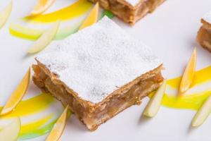sweets on white background photo