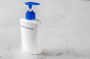 Hand sanitizer bottle photo