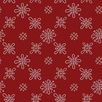 christmas pattern with snowflakes for packaging vector