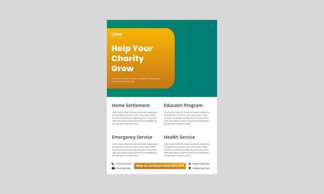 charity donation help the poor flyer design template. charity donation night flyer design. help your charity grow flyer, poster, leaflet design.