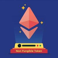 Vector Graphic of Precious Non Fungible Token. Good for NFT content, design, etc.