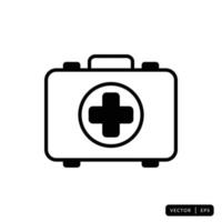 Medical Kit Icon Vector - Sign or Symbol