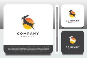 logo design template, with goat icon vector