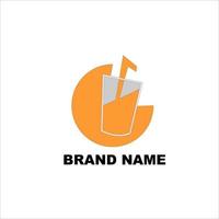 ilustración vectorial gráfico del logotipo de la marca de bebidas vector