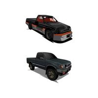 pickup truck vector