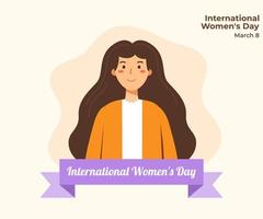 intrnational women's day vector