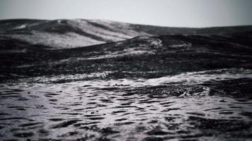 Schnee, Eis und Felsen in der nördlichen Landschaft video