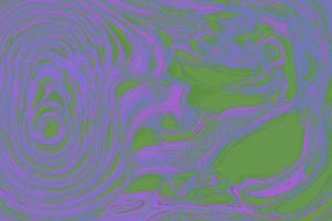 abstracto moderno púrpura oscuro y verde líquido gradiente dinámico que fluye rayas vibrantes patrón de ilustración de pintura arremolinada. foto