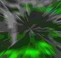 brillo verde claro y gris abstracto que desdibuja el patrón de efecto dinámico cromático distorsionado brillante con textura fluida del cielo en brillo. foto
