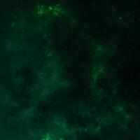 abstract dark green space elegant smoke universe with star and galaxy milk blue stardust dynamic on space. photo