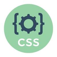 conceptos de engranajes css vector