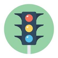 Traffic lights Concepts vector